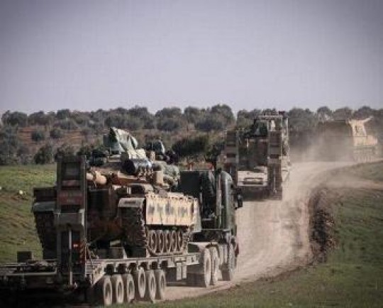 ورود کاروان نظامی جدید ترکیه به ادلب