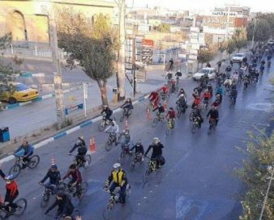 دویست و سی و یکمین پویش دوچرخهسواری یزد برگزار شد