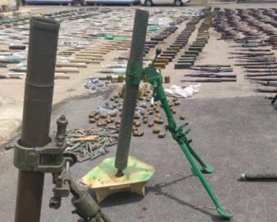 کشف تسلیحات تکفیریها در «درعا»/ ادامه عملیات ارتش سوریه علیه تروریستهای آمریکا